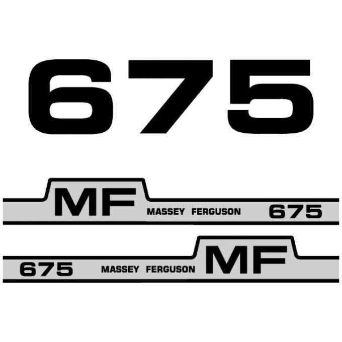 Stickerset Massey Ferguson 675