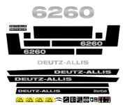 Stickerset Deutz Allis 6260