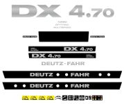 Stickerset Deutz Fahr DX 4.70