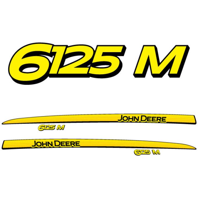 Stickerset John Deere 6125 M