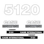 Stickerset Case International 5120 maxxtrac
