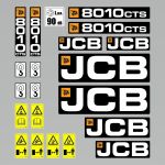 Stickerset JCB 8010 CTS