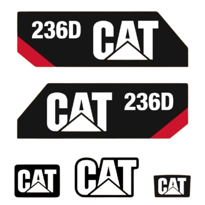 Stickerset Caterpillar CAT 236D