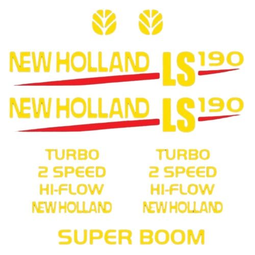 Stickerset New Holland LS 190 loader