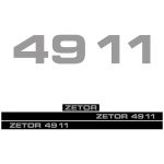 Stickerset Zetor 4911