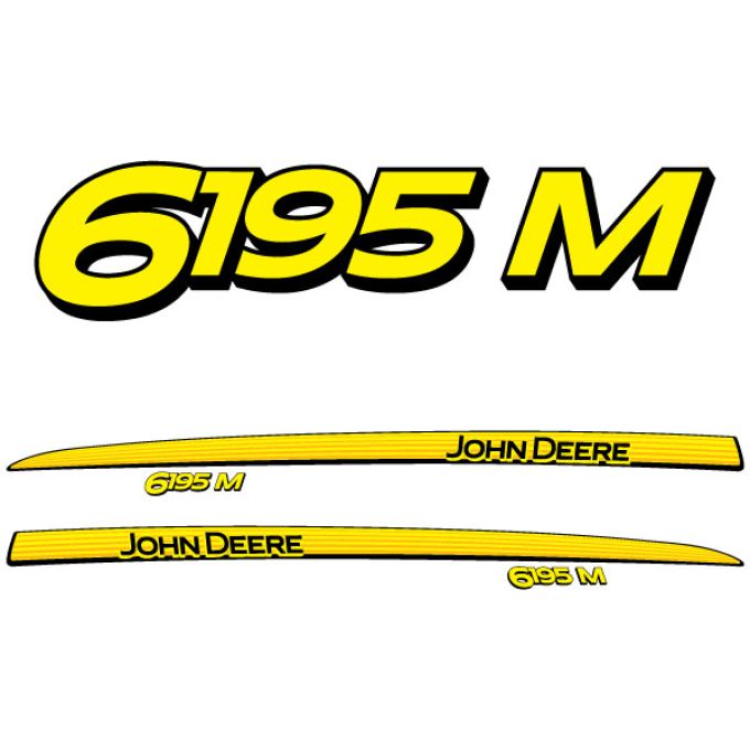 Stickerset John Deere 6195 M