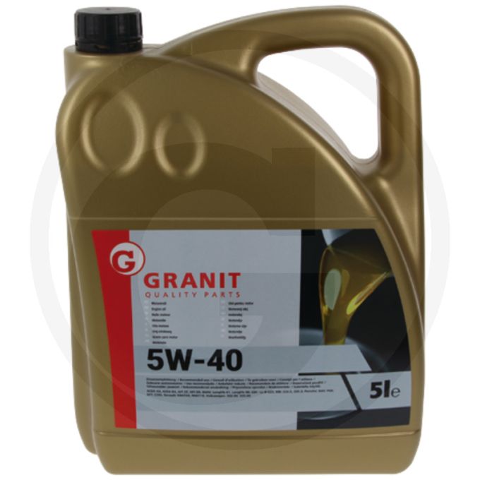 Motorolie SAE 5W-40 5 liter