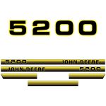 Stickerset John Deere 5200