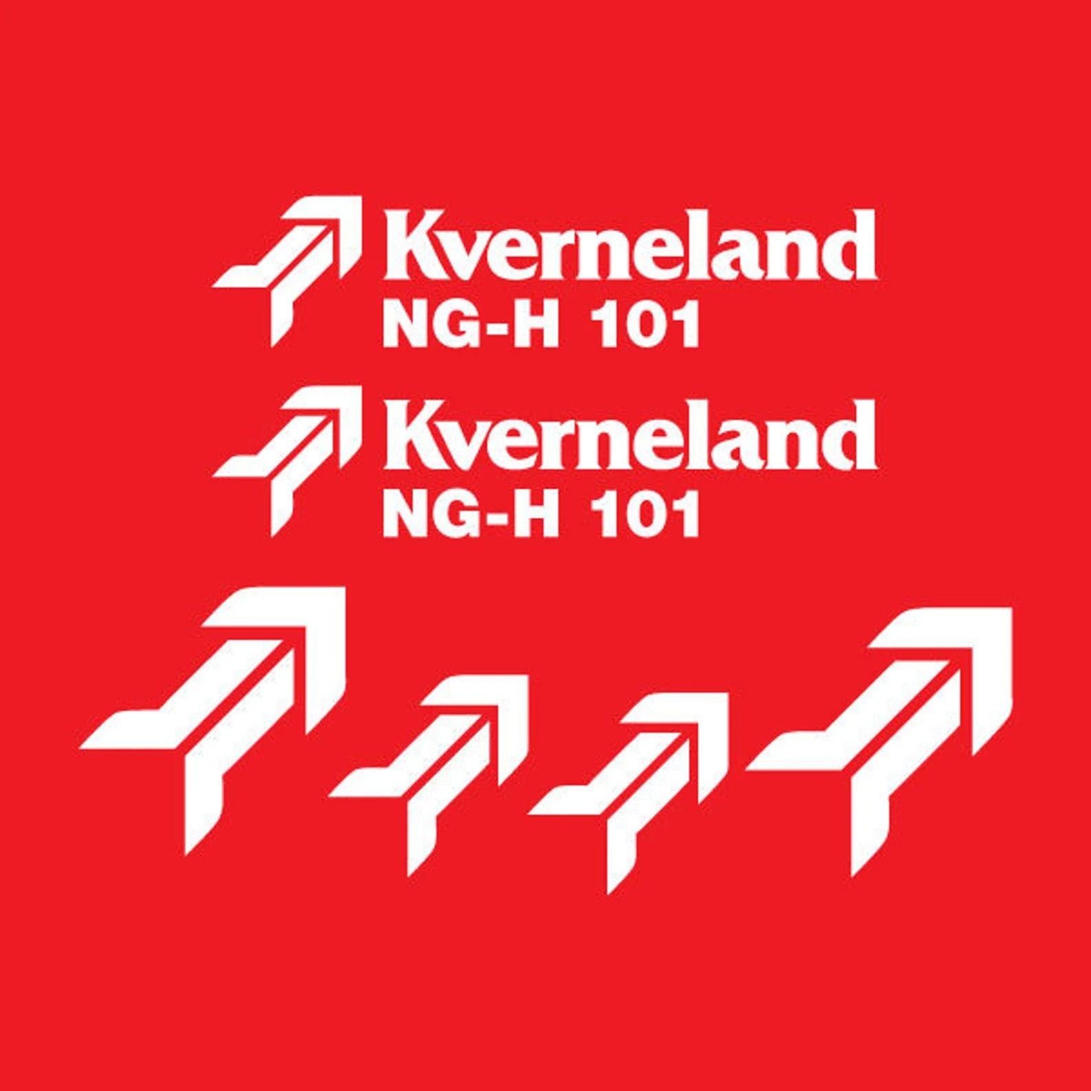 Stickerset Kverneland NG-H 101