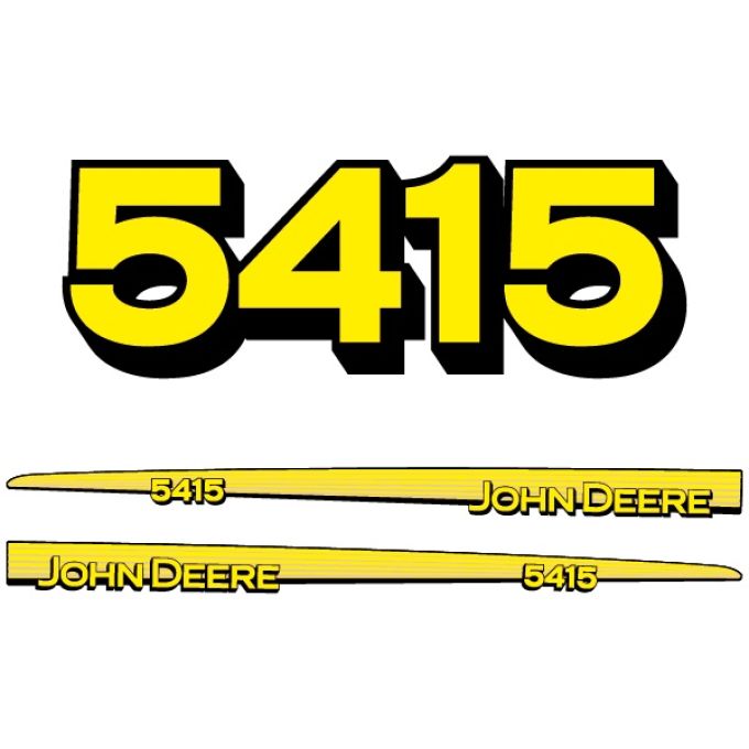 Stickerset John Deere 5415