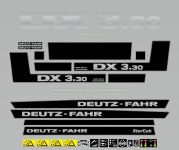 Stickerset Deutz Fahr DX 3.30 Dual-Split, Multispeed