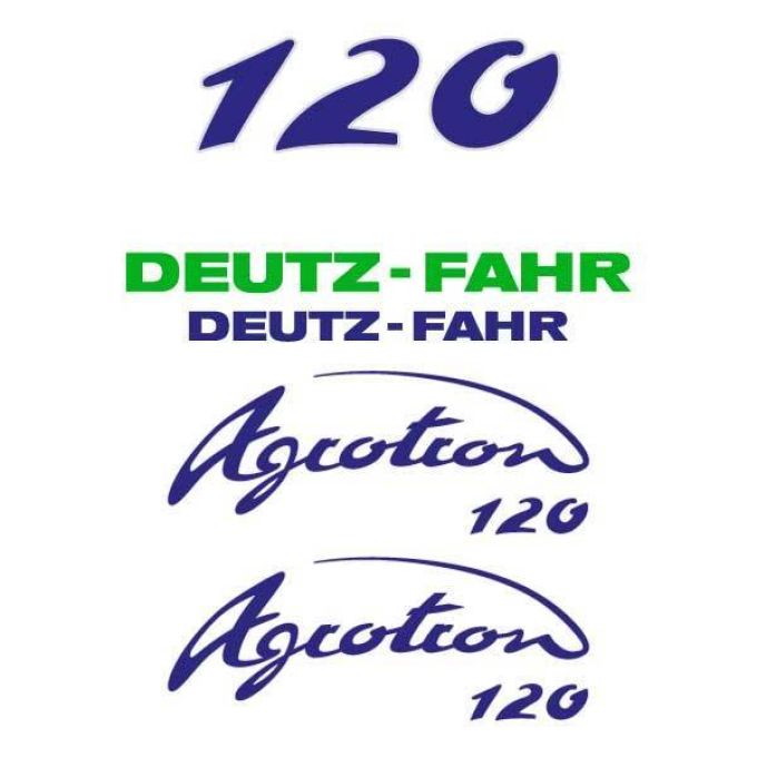 Stickerset Deutz-Fahr Agrotron 120