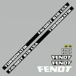 Stickerset Fendt Favorit 615 LSA Turbomatik