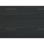 Rubber Mat (Zwart) fijne streep 1020 x 1000 x 3mm
