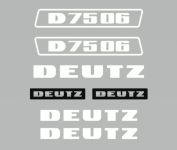 Stickerset Deutz D75-06