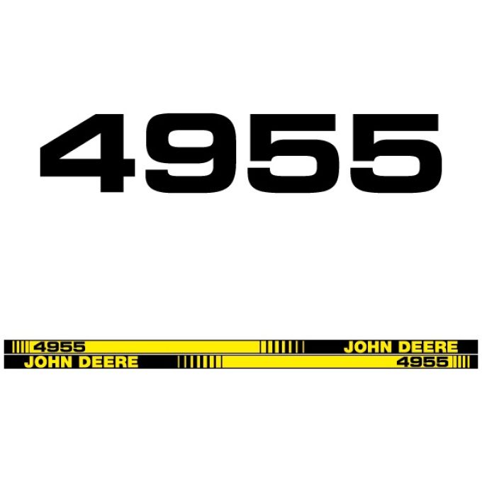 Stickerset John Deere 4955