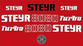 Typenschild Steyr 8080 turbo