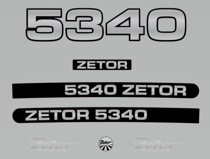 Stickerset Zetor 5340 (2000)