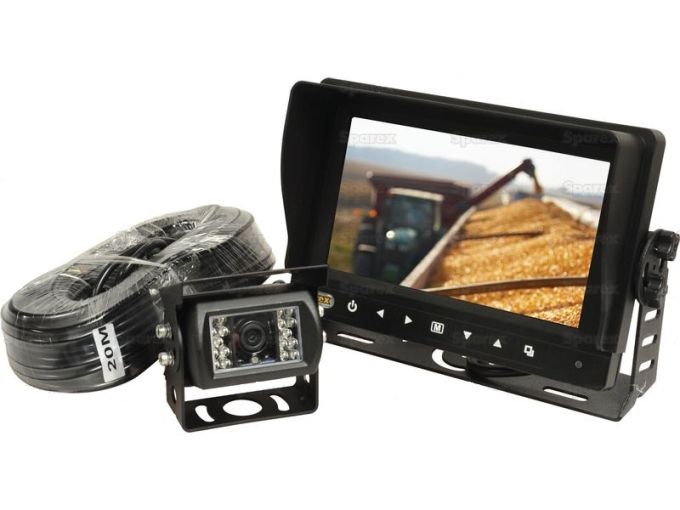 Camera systeem bedraad 7″ waterproof LCD monitor en 1 camera