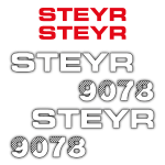 Stickerset Steyr 9078 (1993)