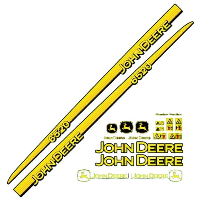 Stickerset John Deere 6520