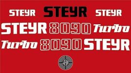 Kit autocollants latéraux Steyr 8090 turbo