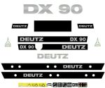 Stickerset Deutz DX 90