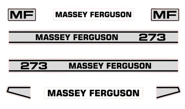 Stickerset Massey Ferguson 273