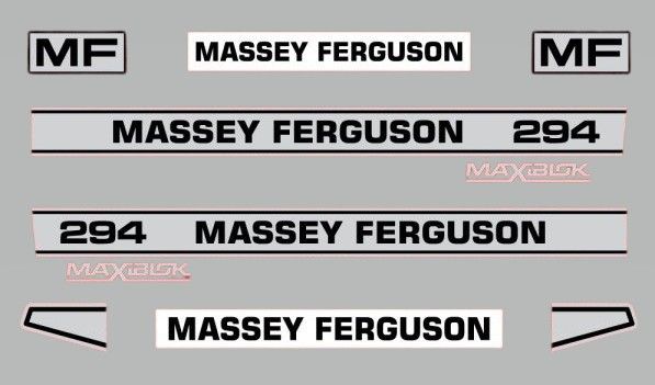 Stickerset Massey Ferguson 294