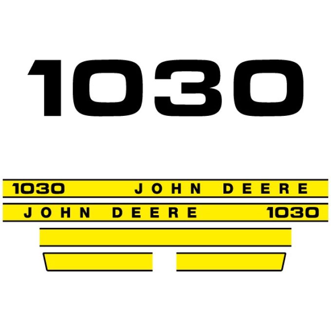 Kit autocollants latéraux John Deere 1030