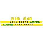 Stickerset John Deere LANZ 310