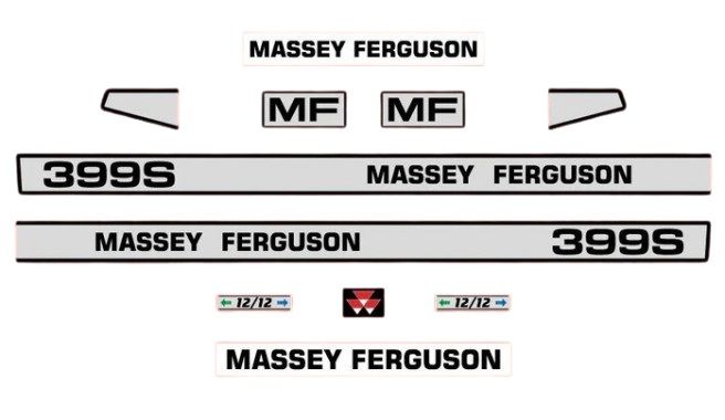 Stickerset Massey Ferguson 399 S