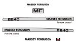 Stickerset Massey Ferguson 8240