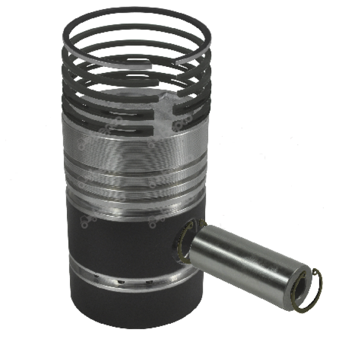 Piston avec segments