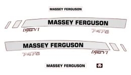 Stickerset Massey Ferguson 7475 (2008 - 2012)