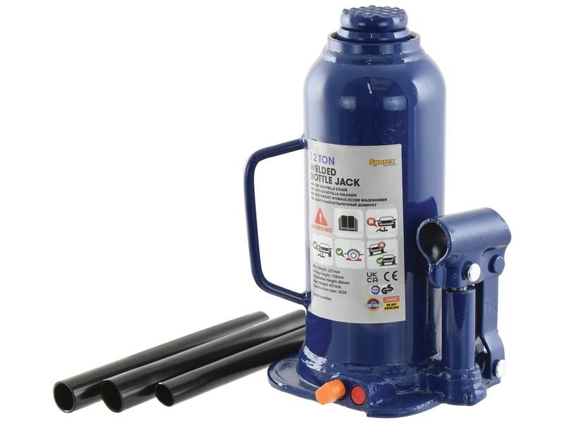 Hydraulic Bottle Jack 12 ton 230-465