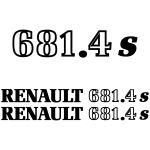 Stickerset Renault 681.4s