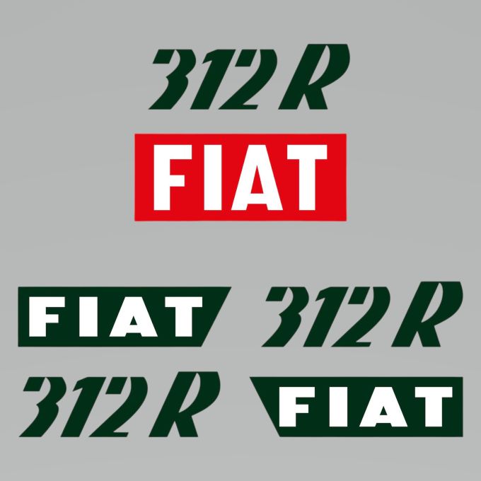 Stickerset Fiat 312 R