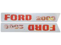Typenschild Ford 2000