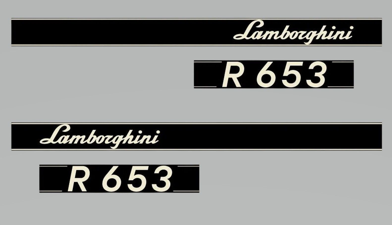 Stickerset Lamborghini R 653