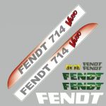 Stickerset Fendt 714 Vario
