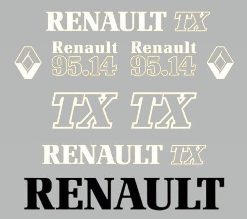 Stickerset Renault 95.14 TX