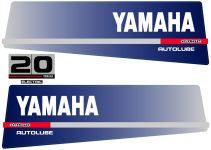 Stickerset Yamaha 20 Autolube O.R.LOTH Autolube 1991