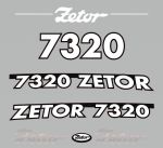 Stickerset Zetor 7320 (2005)