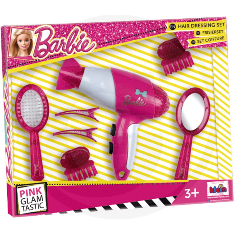 Klein kappersset met föhn Barbie