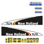 Stickerset New Holland TL 70 black