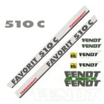 Stickerset Fendt 510C Favorit-set