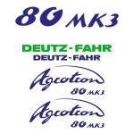 Stickerset Deutz-Fahr Agrotron 80 MK3