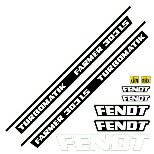 Stickerset Fendt Farmer 303 LS