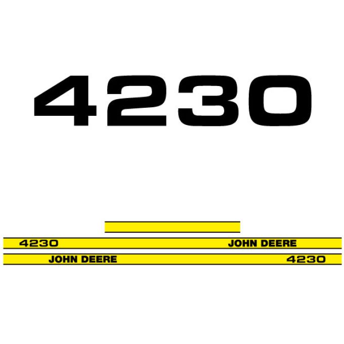 Stickerset John Deere 4230